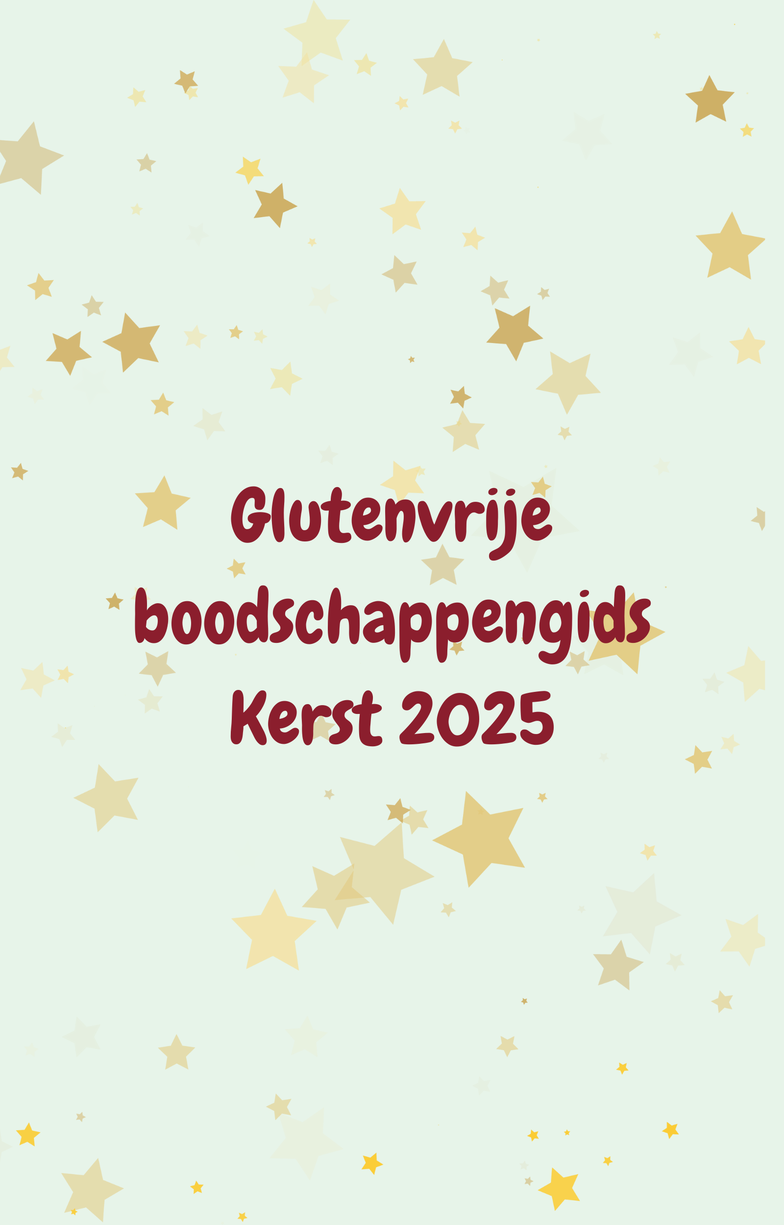 Glutenvrije Kerstboodschappenlijst - e-book (digitaal)